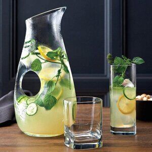 Exquisite Bormioli Rocco Carafe | Eternity Glass Pitcher | Wine Decanter